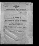 Россия. Особое совещание для обсуждения и объединения мероприятий по продовольственному делу. Обзор деятельности Особого совещания для обсуждения и объединения мероприятий по продовольственному делу 17 августа 1915 г.-17 февраля 1916 г. - Пг., 1916.