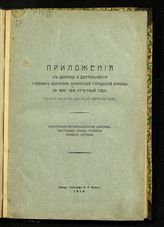 Самарская городская управа. Приложения к докладу о деятельности Главного контроля Самарской городской управы за 1915-1916 отчетный год : (с 6-го марта 1915 года по 6-е марта 1916 года). - Самара, 1916.