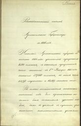 ... за 1884 год. - [1885].